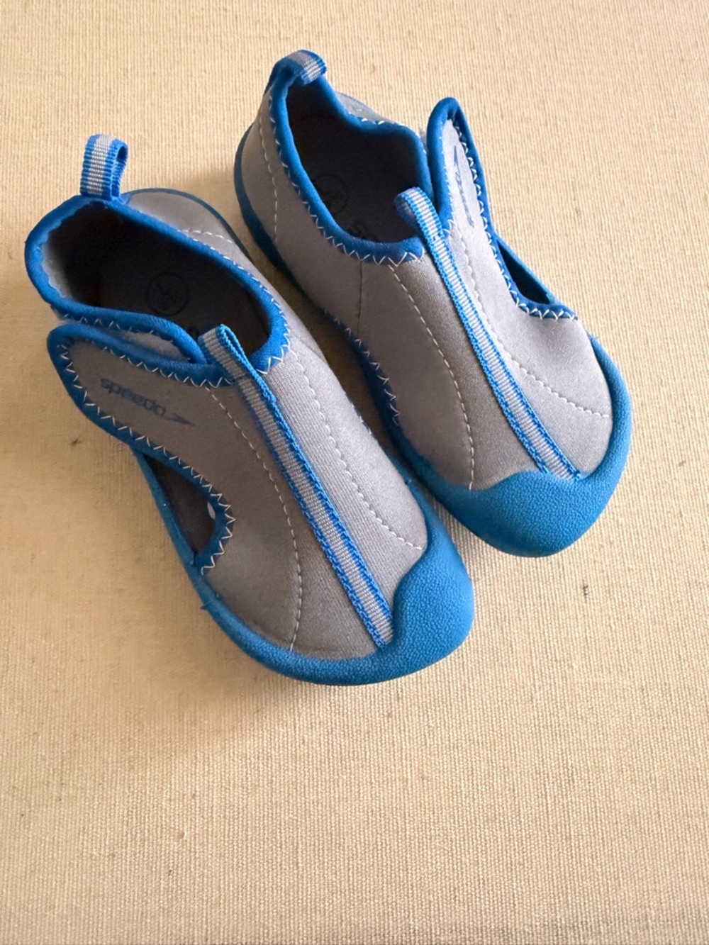 Speedo Kids Blue and Gray Slip-On Water Shoes - Picture 2 of 6
